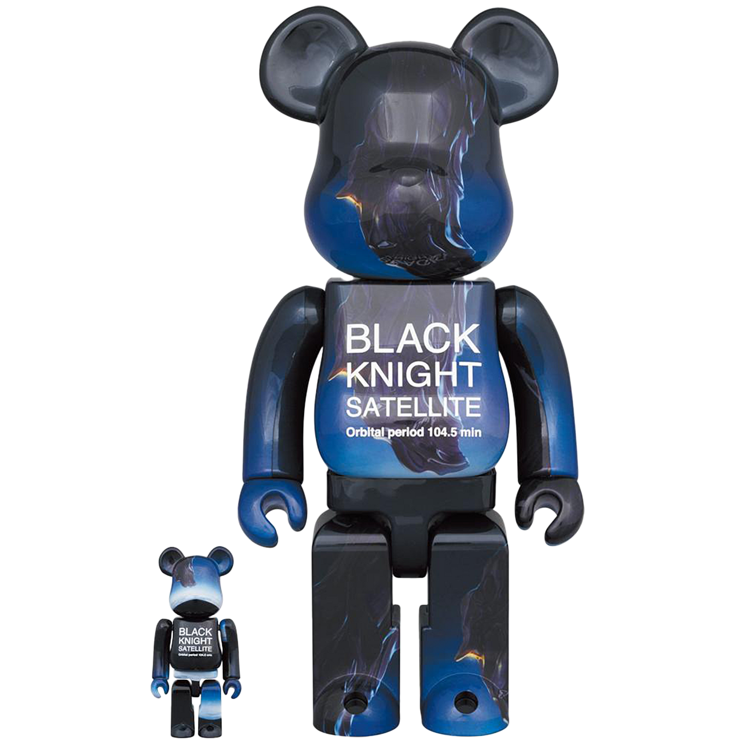 BE@RBRICK BLACK KNIGHT SATELLITE 100％ & 400％