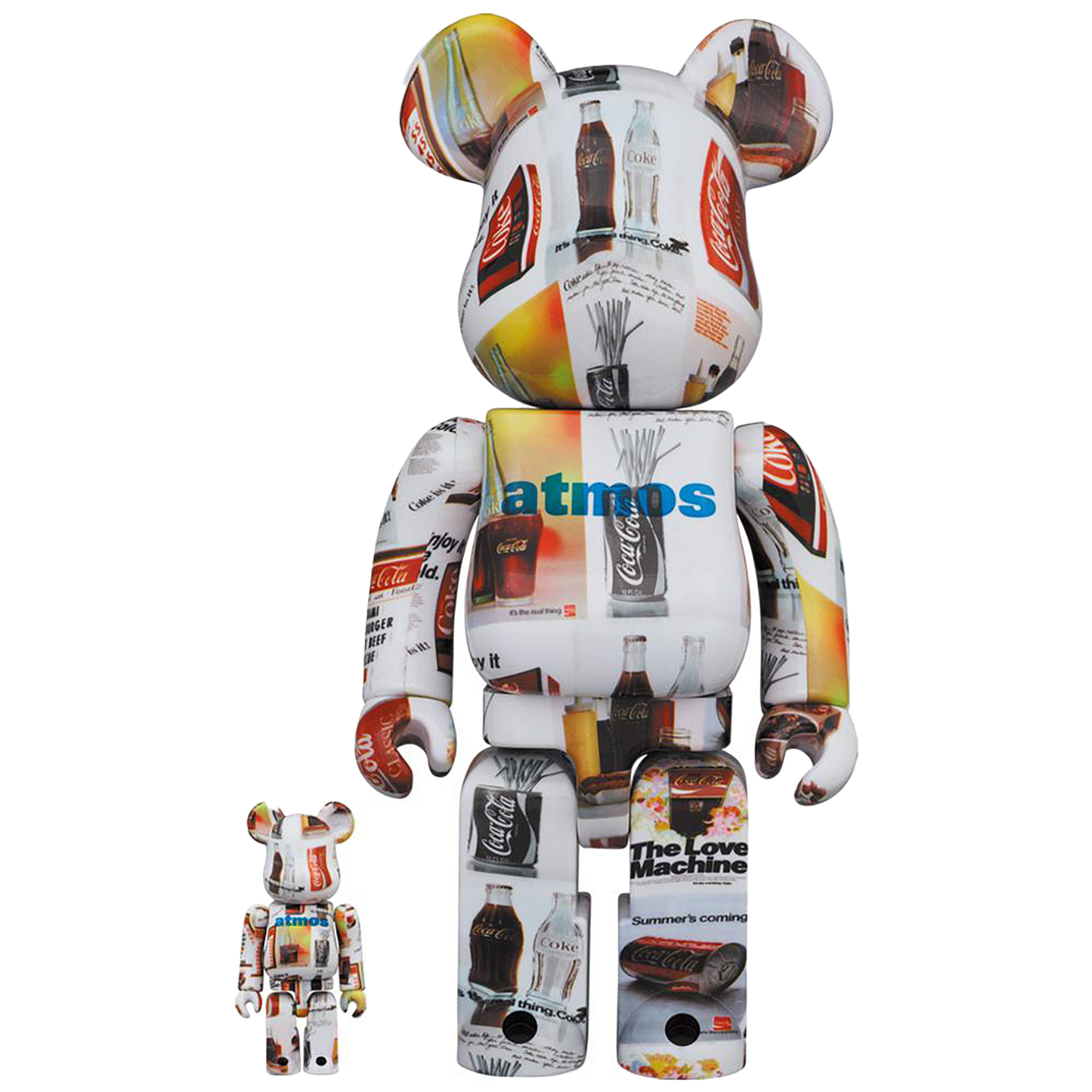 BE@RBRICK atmos × Coca-Cola TYPE-5 100％ & 400％