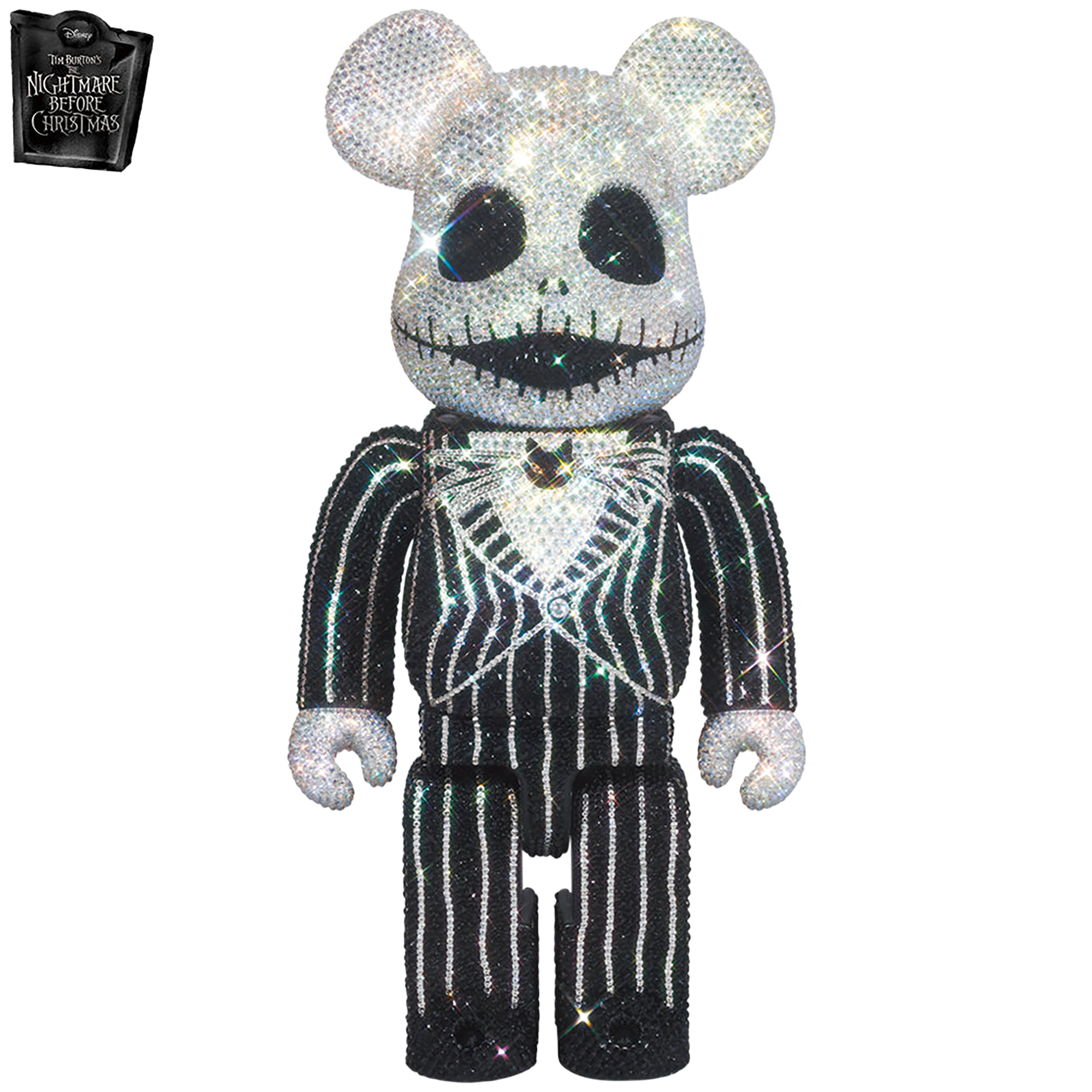 BE@RBRICK CRYSTAL DECORATE Jack Skellington 400％《Scheduled to be shipped within 3 to 6 months from order》