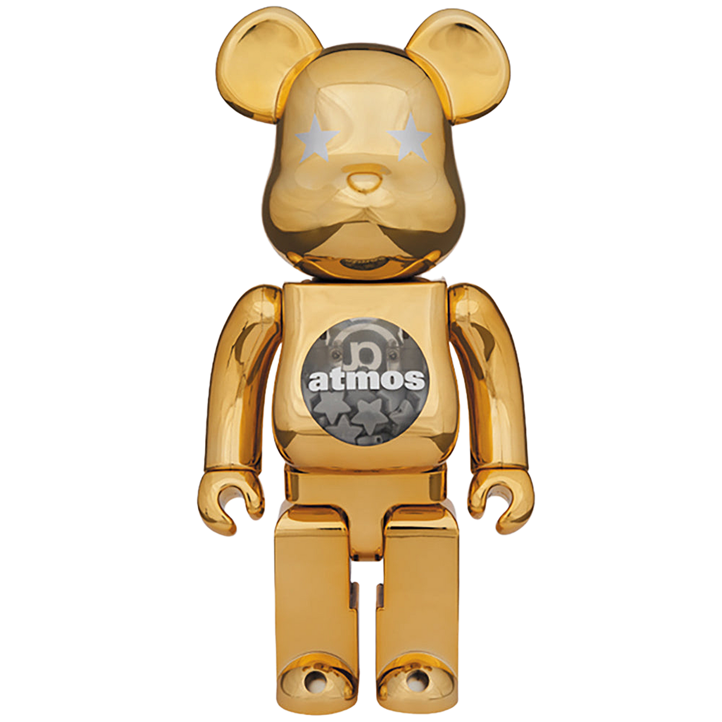 BE@RBRICK atmos GOLD CHROME 100％ & 400％
