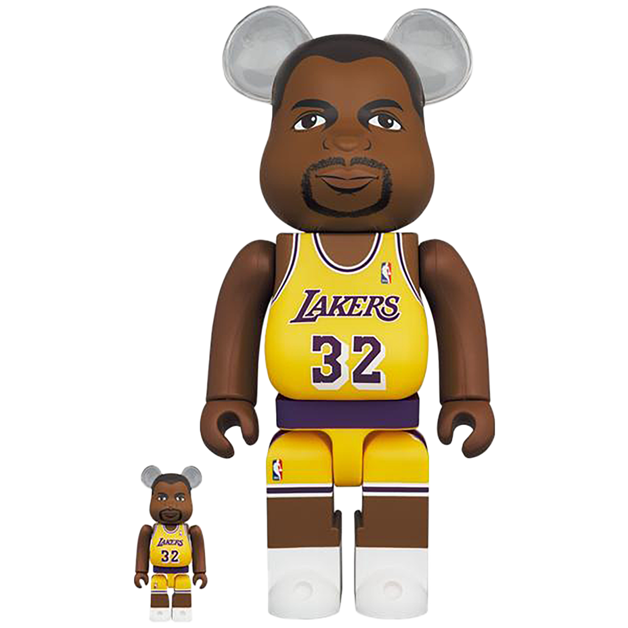 BE@RBRICK Magic Johnson (Los Angeles Lakers) 100％ & 400％