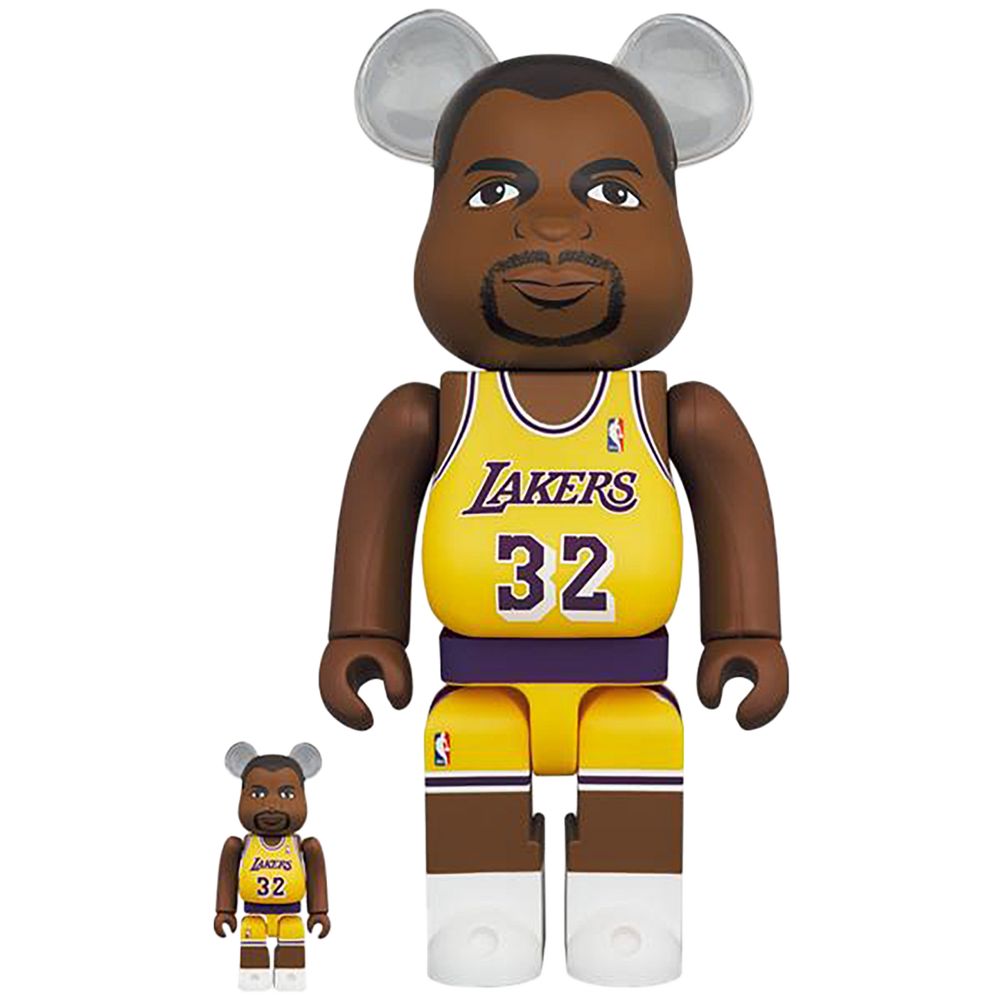 BE@RBRICK Magic Johnson (Los Angeles Lakers) 100％ & 400％
