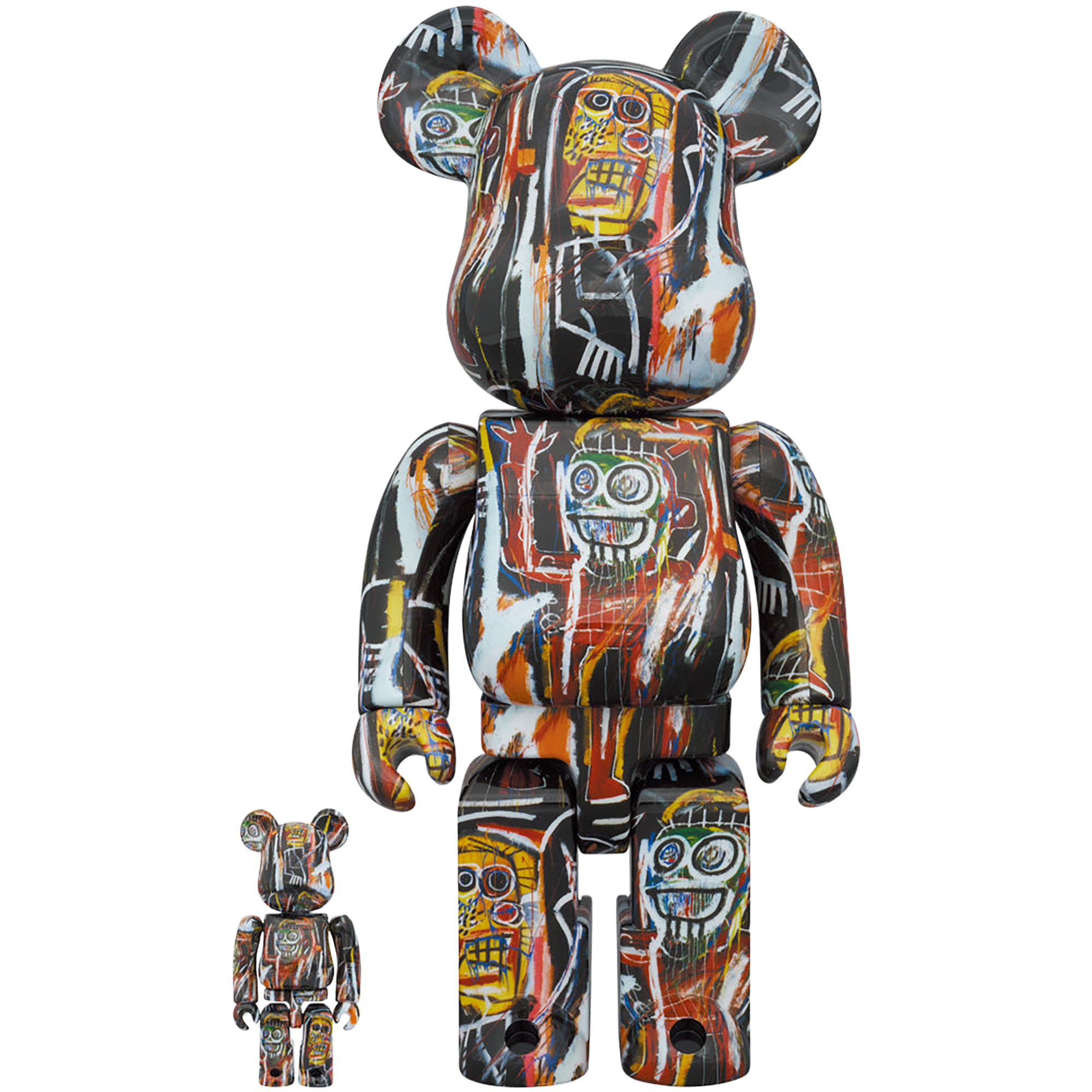 BE@RBRICK JEAN-MICHEL BASQUIAT #11 100％ & 400％《Planned to be shipped in late January 2024 / Order period is until August 10》
