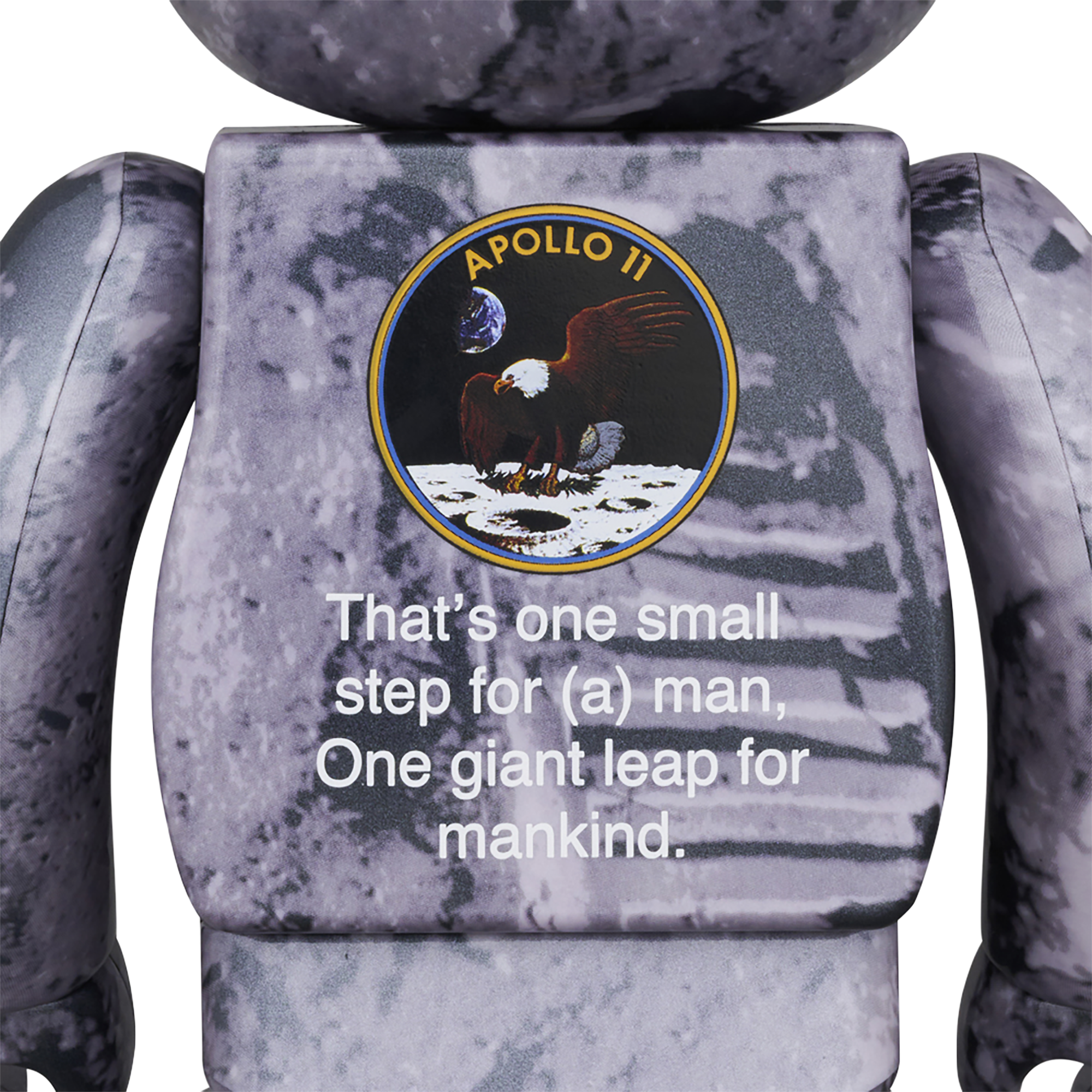 BE@RBRICK MOON FOOTPRINTS 100％ & 400％《Planned to be shipped in late October 2024 / Order period is until June 10》 
