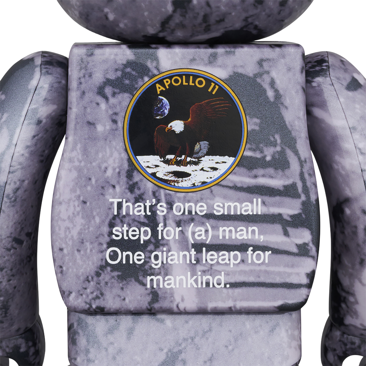 BE@RBRICK MOON FOOTPRINTS 100％ & 400％《Planned to be shipped in late October 2024 / Order period is until June 10》 
