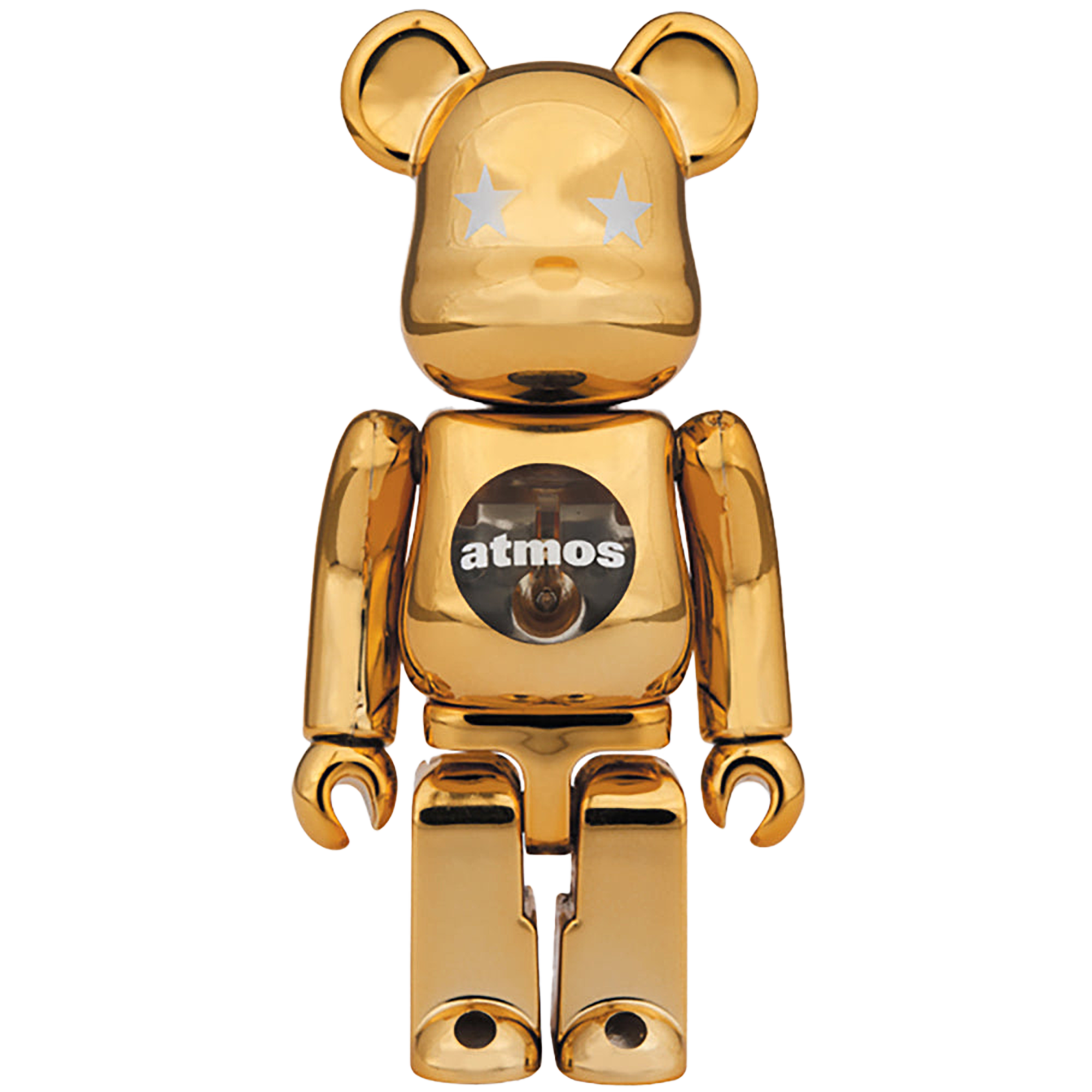 BE@RBRICK atmos GOLD CHROME 100％ & 400％