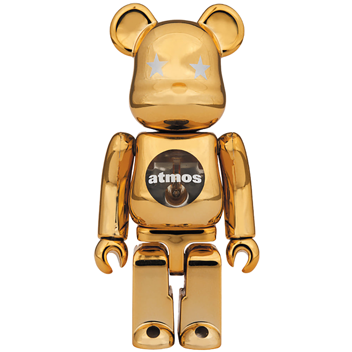 BE@RBRICK atmos GOLD CHROME 100％ & 400％