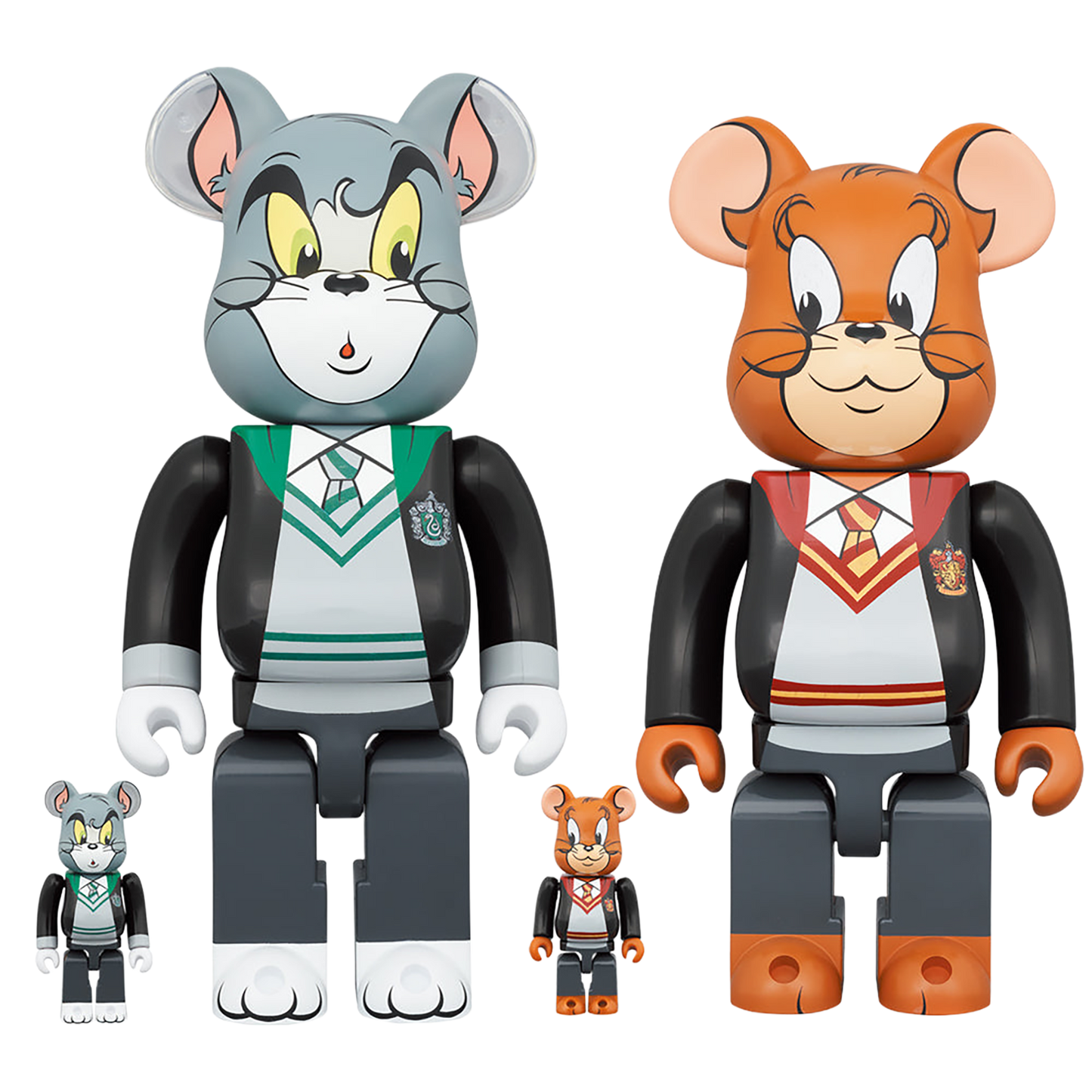BE@RBRICK TOM AND JERRY in Hogwarts House Robes 100％ & 400％《2023年8月発売・発送予定 受注期間は2月10日まで》