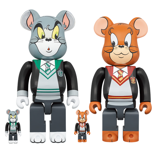 BE@RBRICK TOM AND JERRY in Hogwarts House Robes 100％ & 400％《2023年8月発売・発送予定 受注期間は2月10日まで》