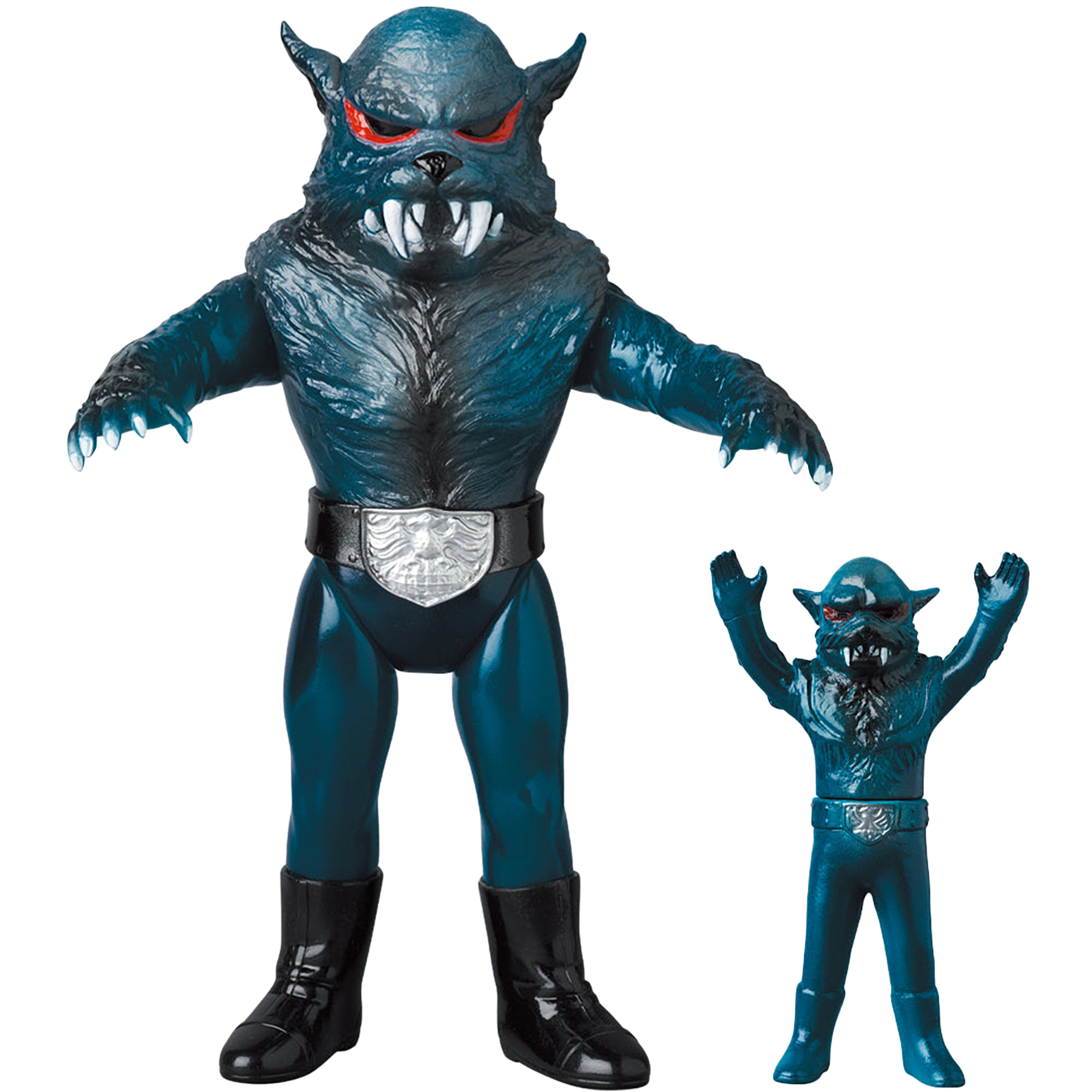 Experiment Ōkami Otoko(New color)＋Mini Sofubi (from Kamen Rider)《Planned to be shipped in late July. 2023 / Order period is until April 30》