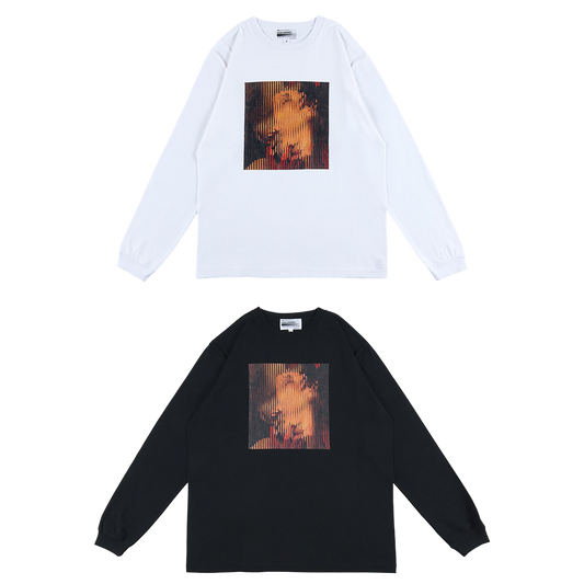 KOSUKE KAWAMURA LONG SLEEVE TEE "OVERLAP"
