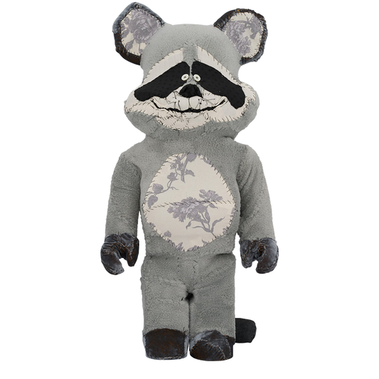 #012 BE@RBRICK Anne Valerie Dupond ONE OF KIND BE@RBRICK 1000% Raton laveur《彩票商品预定于 2025 年 12 月发货 彩票期间至 12 月 14 日》