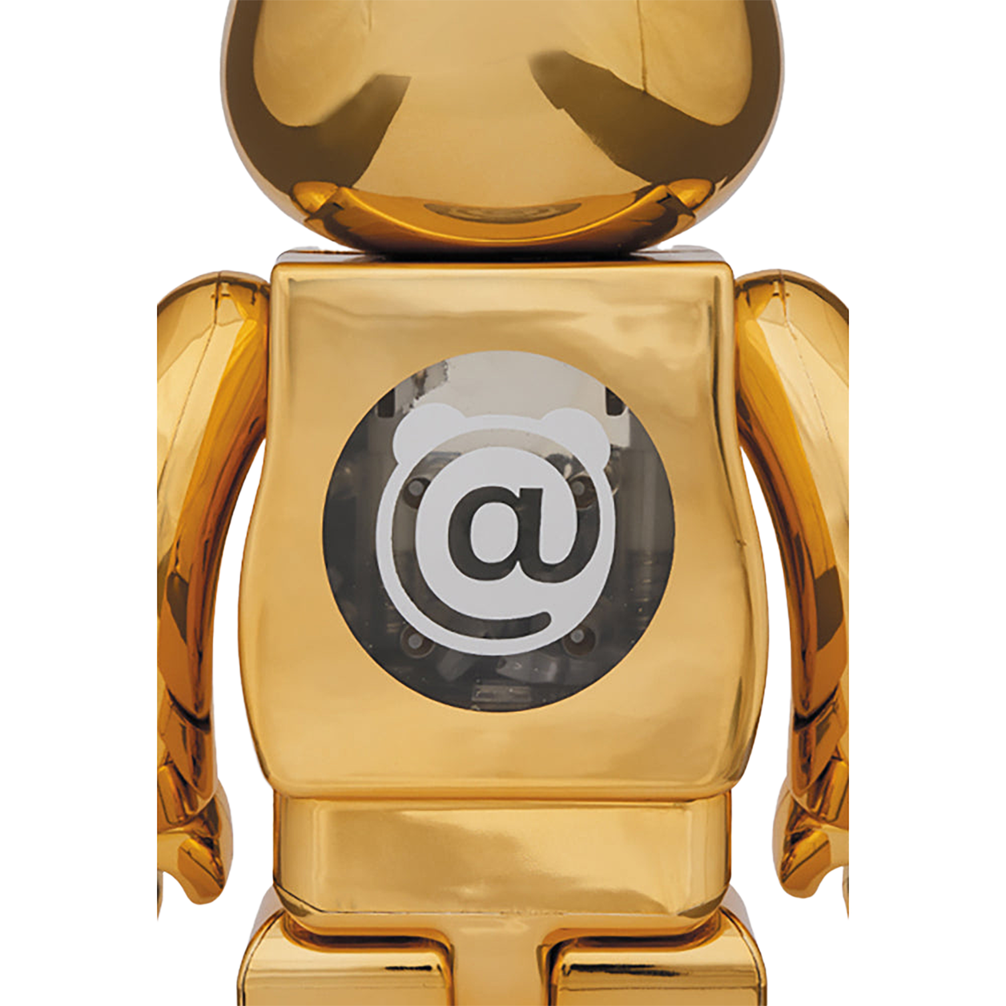 BE@RBRICK atmos GOLD CHROME 100％ & 400％