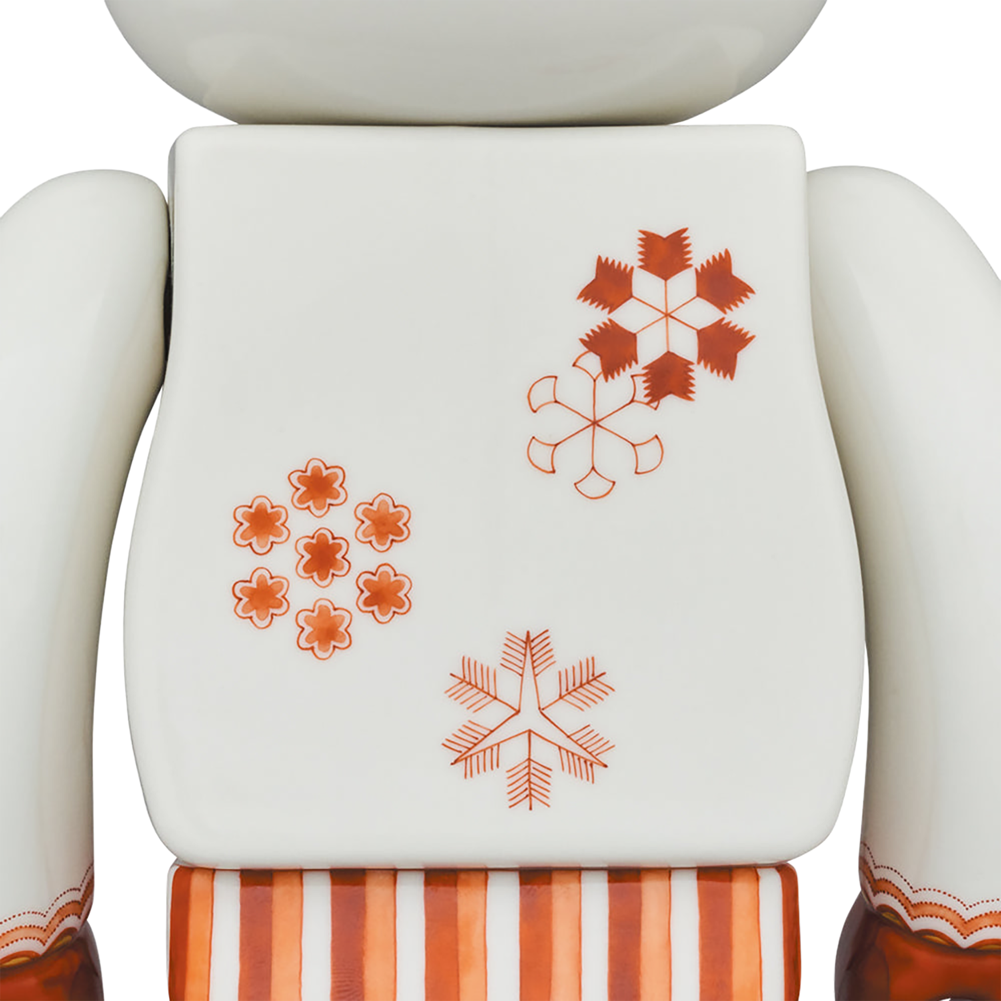 九谷BE@RBRICK 匠【赤絵雪華紋】 400％ | MEDICOM TOY OFFICIAL STORE