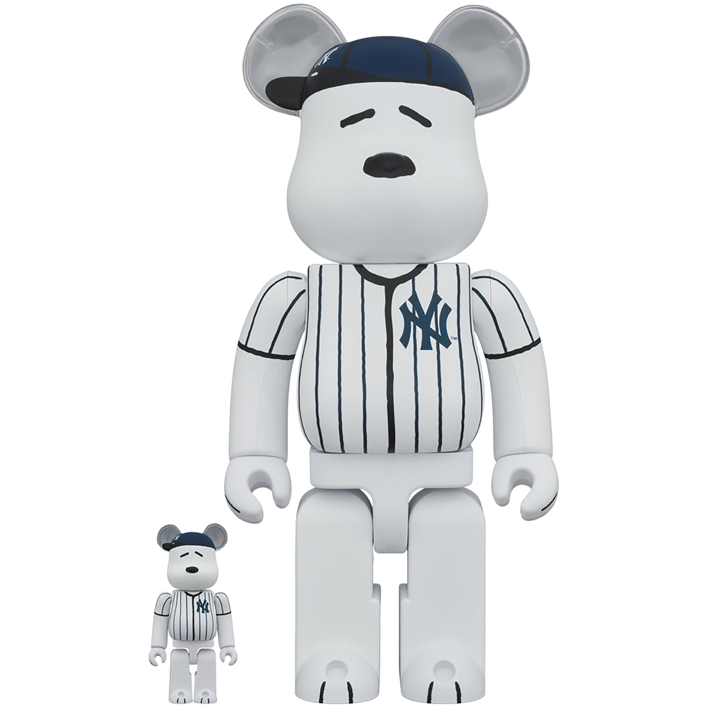 MLB × PEANUTS BE@RBRICK SNOOPY (NEW YORK YANKEES) 100％ & 400％《2023年11月発売・発送予定 受注期間は6月10日まで》