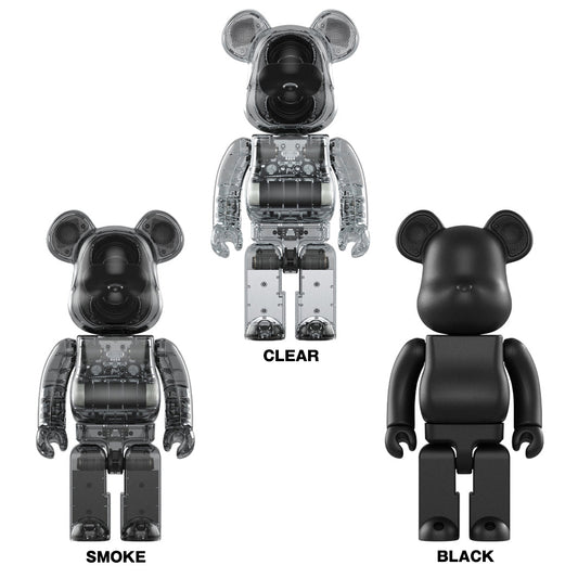BE@RBRICK AUDIO 400% Portable Bluetooth(R) Speaker CLEAR／SMOKE／BLACK