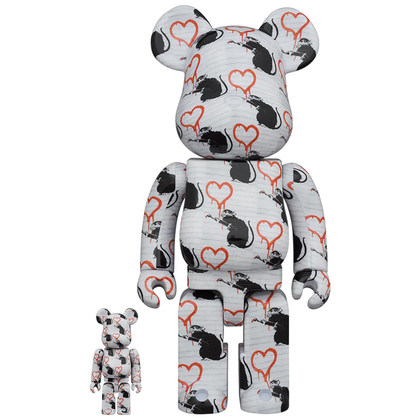 BE@RBRICK - medicomtoy BE@RBRICK LOVE RAT 100％&400％ BE@RBRICK LOVE RAT 100％ & 400％ | MEDICOM TOY OFFICIAL STORE
