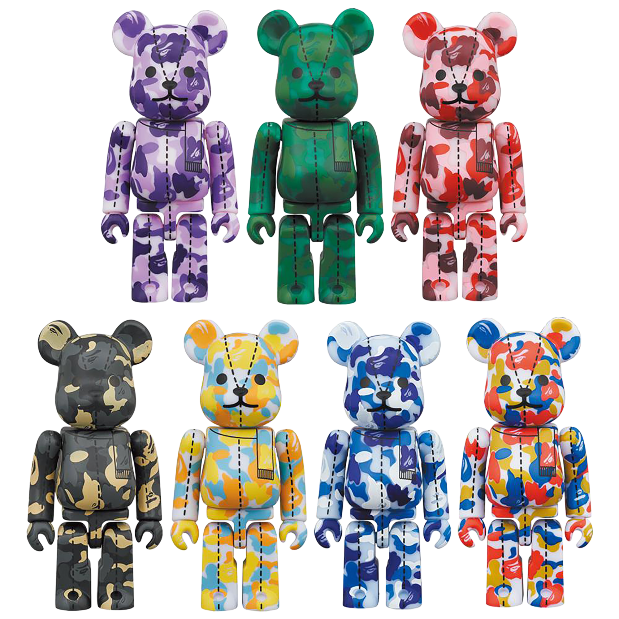 A BATHING APE(R) 28TH ANNIVERSARY BE@RBRICK BAPE CAMO #4