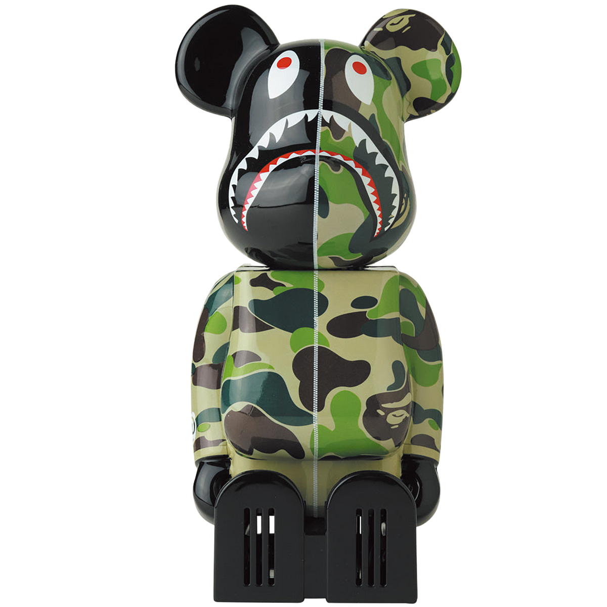 cleverin BE@RBRICK ABC CAMO SHARK