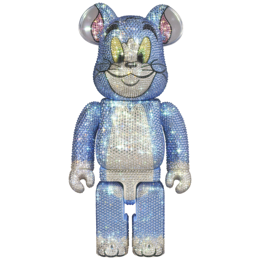 BE@RBRICK CRYSTAL DECORATE TOM (Classic Color) 400％ (TOM AND JERRY)《Planned to be shipped in late April 2025》