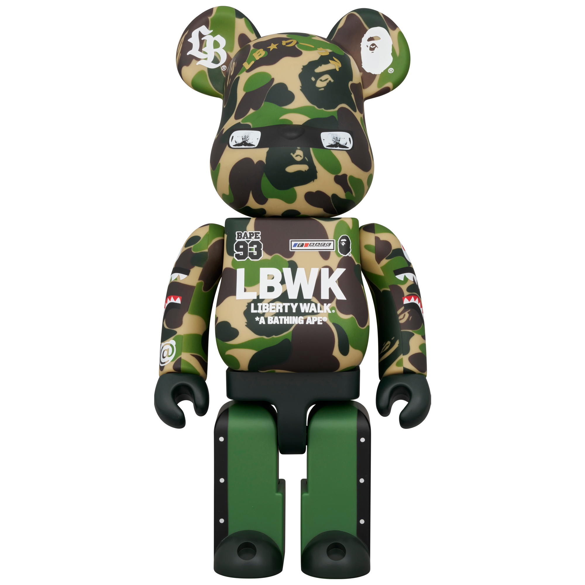 BE@RBRICK LBWK × BAPE(R)  100％ & 400％