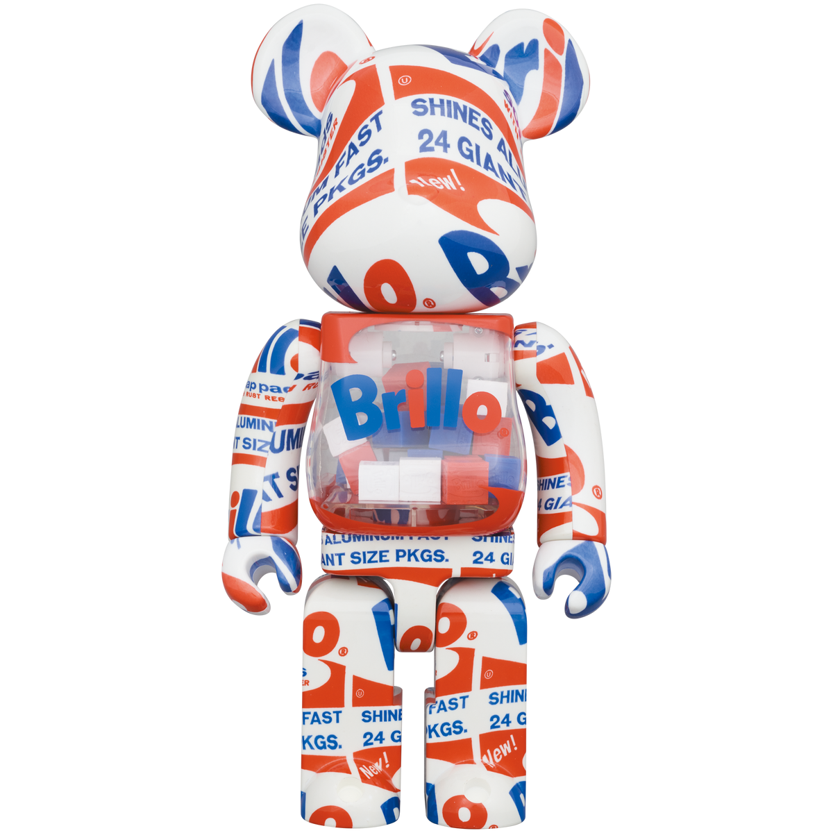 BE@RBRICK ANDY WARHOL "Brillo" 2022 100％ & 400％