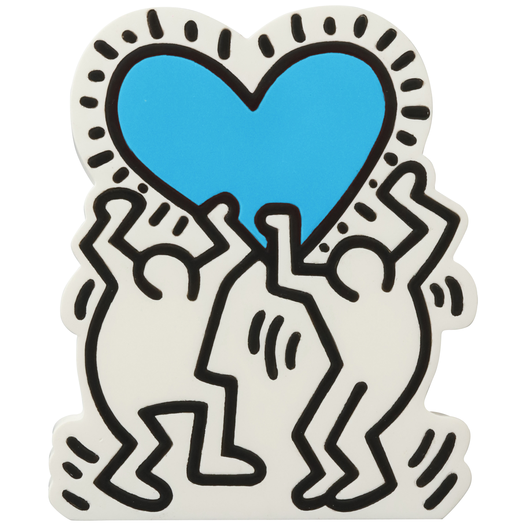MINI VCD KEITH HARING #3 Skateboarder / With Heart / Barking Dog / Flying Devil / Radiant Baby / Andy Mouse / Three Eyed Smiling Face
