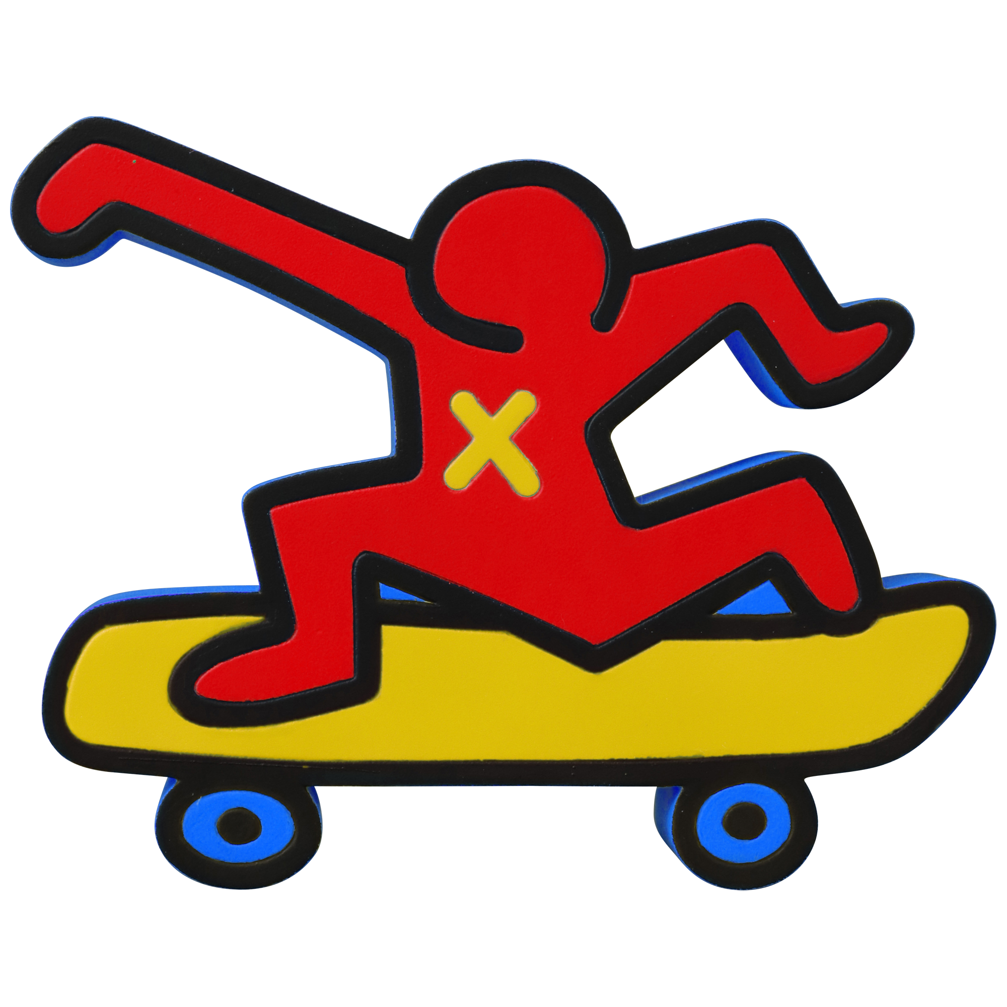 MINI VCD KEITH HARING #3 Skateboarder / With Heart / Barking Dog / Flying Devil / Radiant Baby / Andy Mouse / Three Eyed Smiling Face
