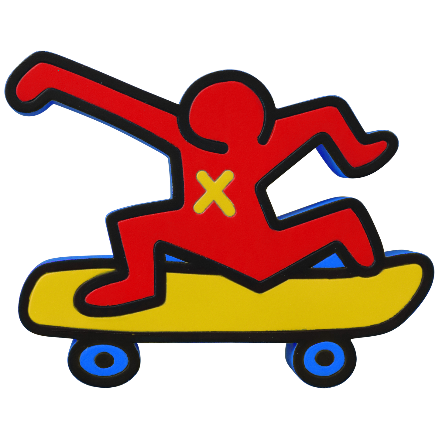 MINI VCD KEITH HARING #3 Skateboarder / With Heart / Barking Dog / Flying Devil / Radiant Baby / Andy Mouse / Three Eyed Smiling Face
