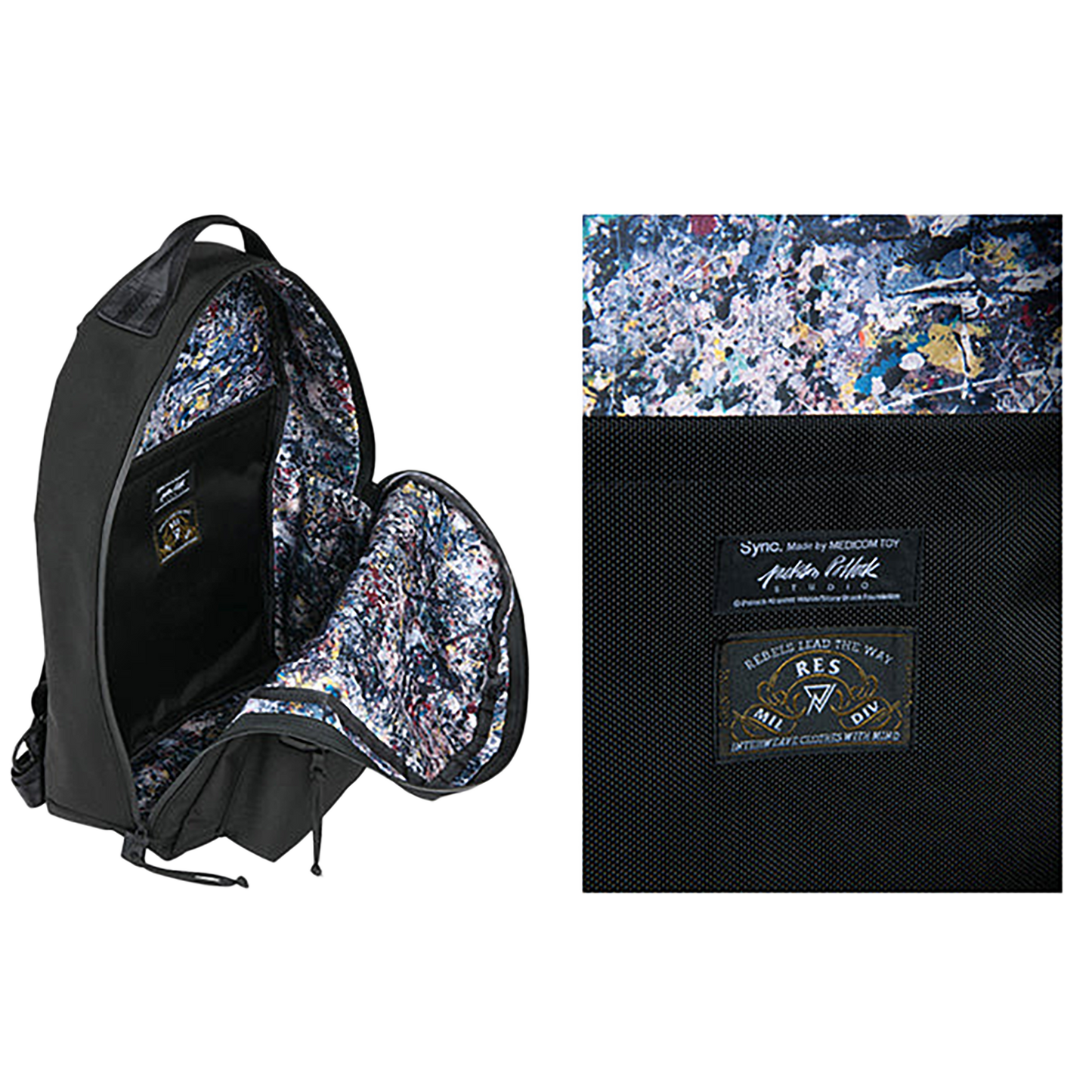 BACKPACK "JACKSON POLLOCK STUDIO 2" made by RES