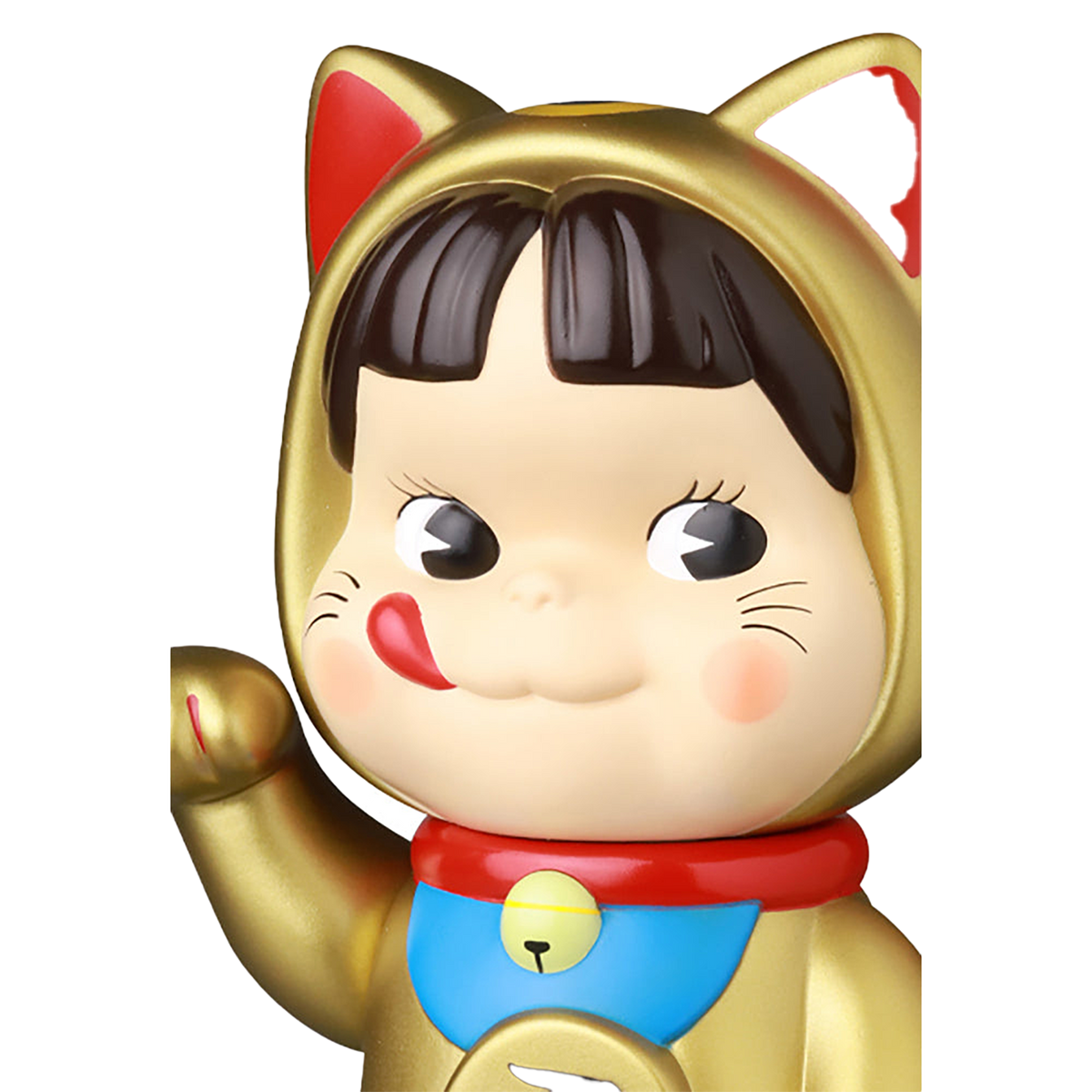 不二家ソフビコレクション 招き猫ペコちゃん（金塗装） | MEDICOM TOY