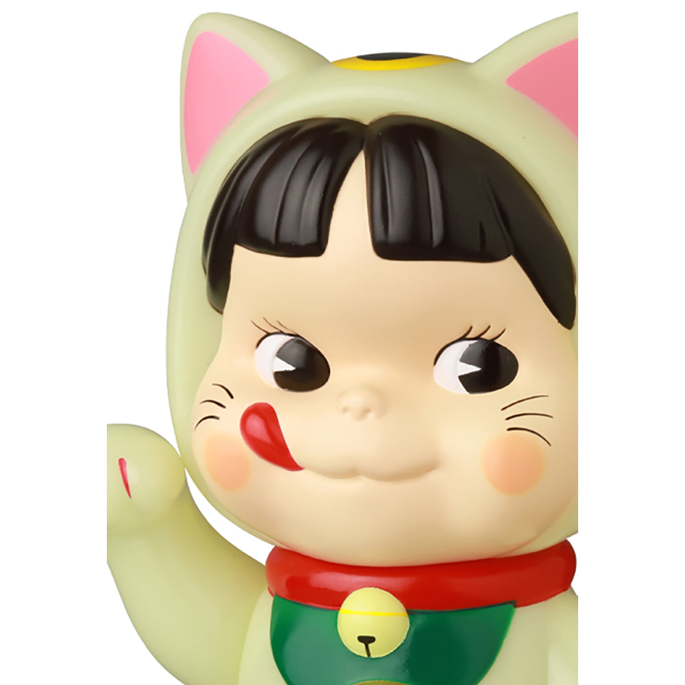 不二家ソフビコレクション 招き猫ペコちゃん (蓄光)_2