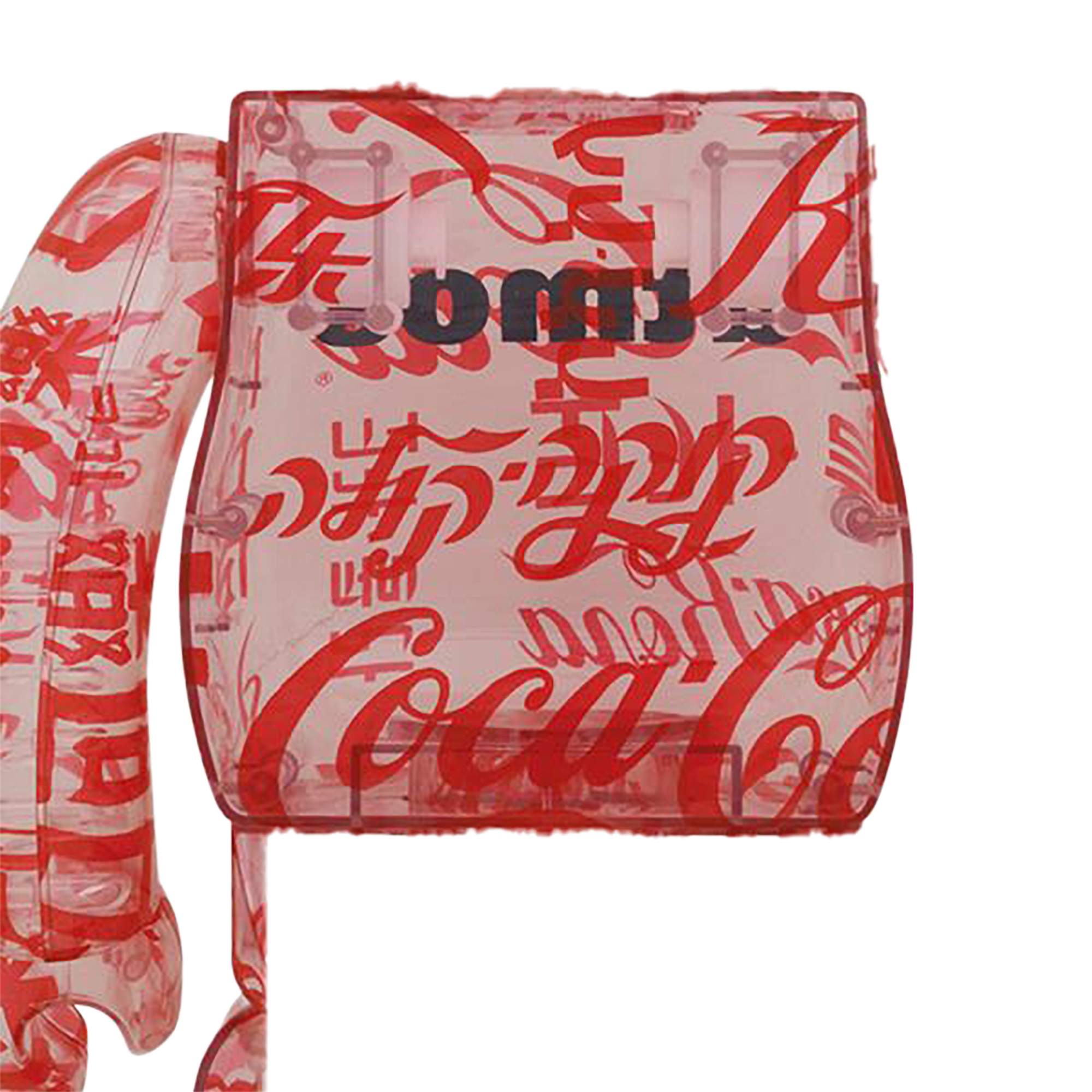 BE@RBRICK atmos × Coca-Cola 1000％ CLEAR BODY