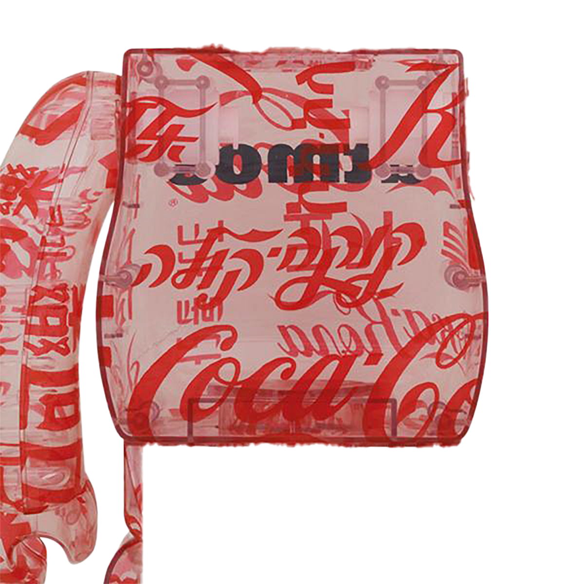 BE@RBRICK atmos × Coca-Cola 1000％ CLEAR BODY