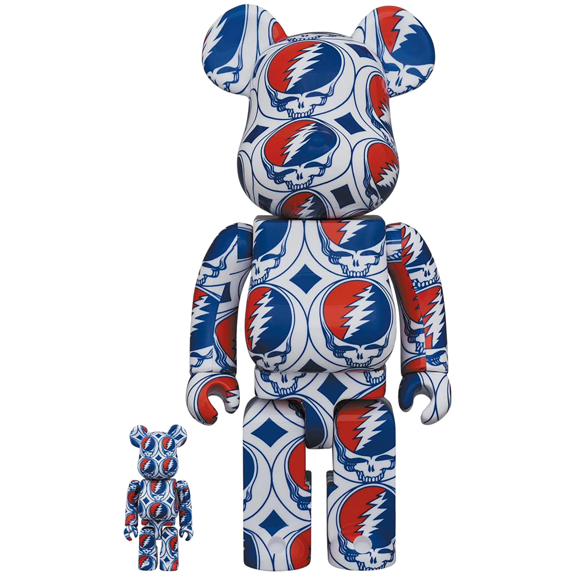 BE@RBRICK 感恩而死 100% 和 400%（偷走你的脸）