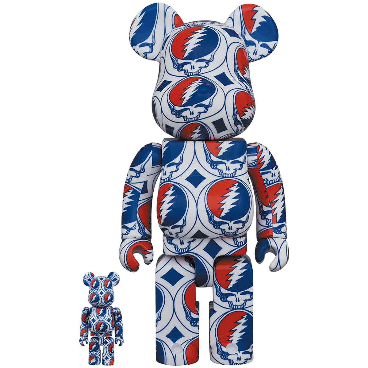 BE@RBRICK 感恩而死 100% 和 400%（偷走你的脸）