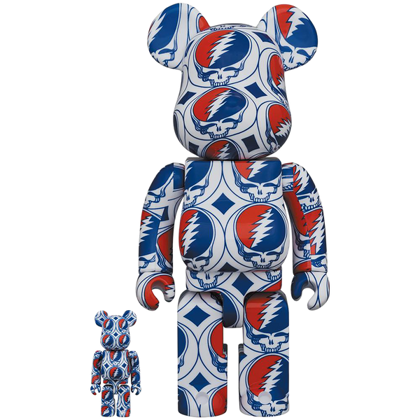 BE@RBRICK GRATEFUL DEAD 100％ & 400％ (STEAL YOUR FACE) | MEDICOM
