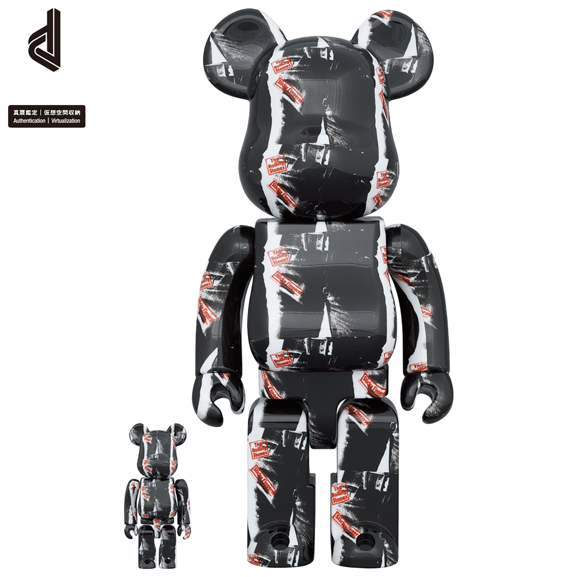 BE@RBRICK Andy Warhol × The Rolling Stones ”Sticky Fingers” 100％ & 400％