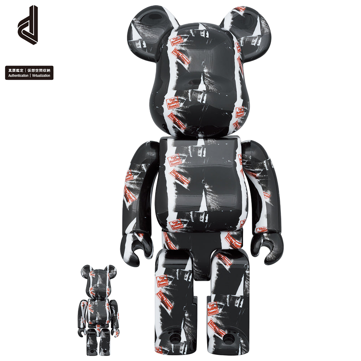 BE@RBRICK Andy Warhol × The Rolling Stones ”Sticky Fingers” 100％ & 400％