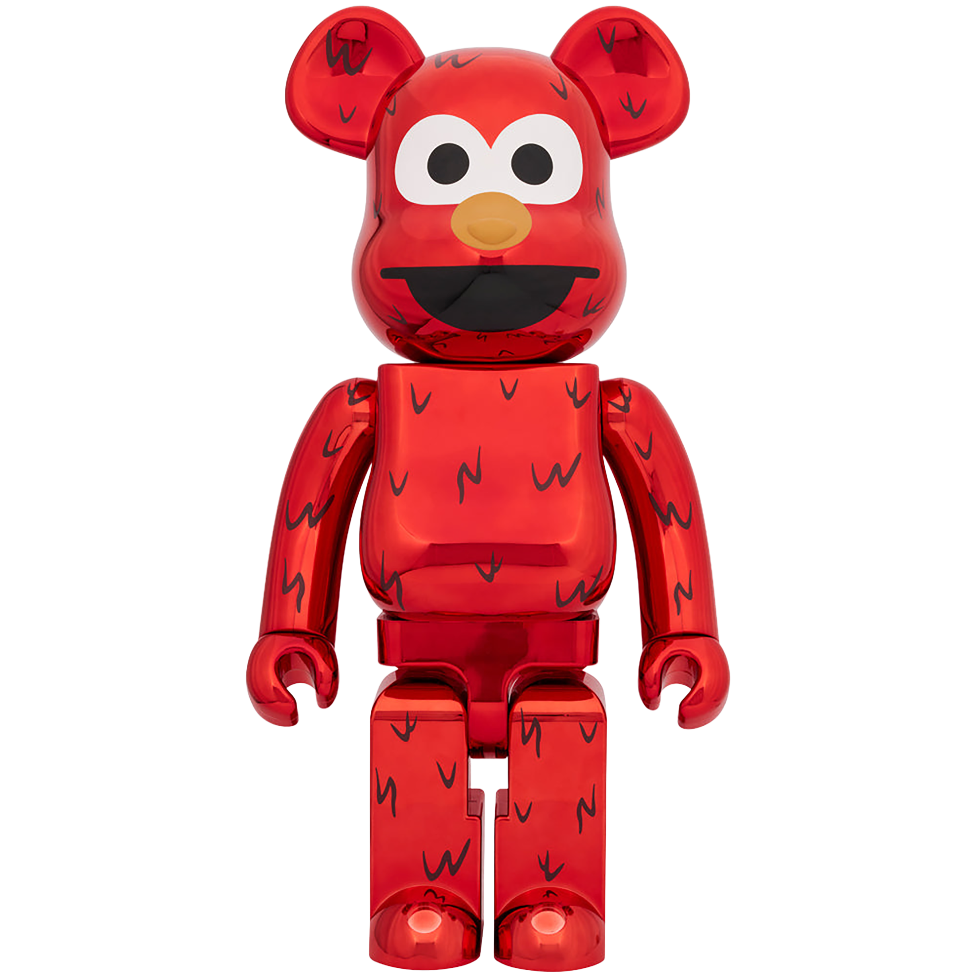 BE@RBRICK ELMO CHROME Ver. 1000％《Planned to be shipped in late October 2024 / Order period is until June 10》 