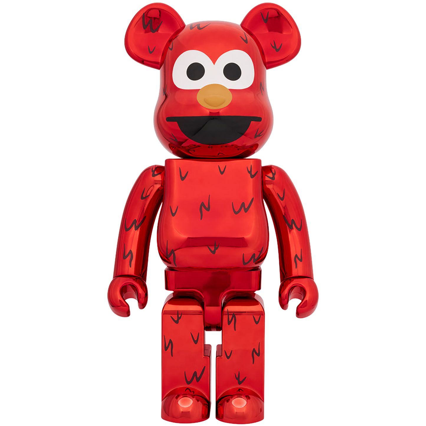 BE@RBRICK ELMO CHROME Ver. 1000％《Planned to be shipped in late October 2024 / Order period is until June 10》 