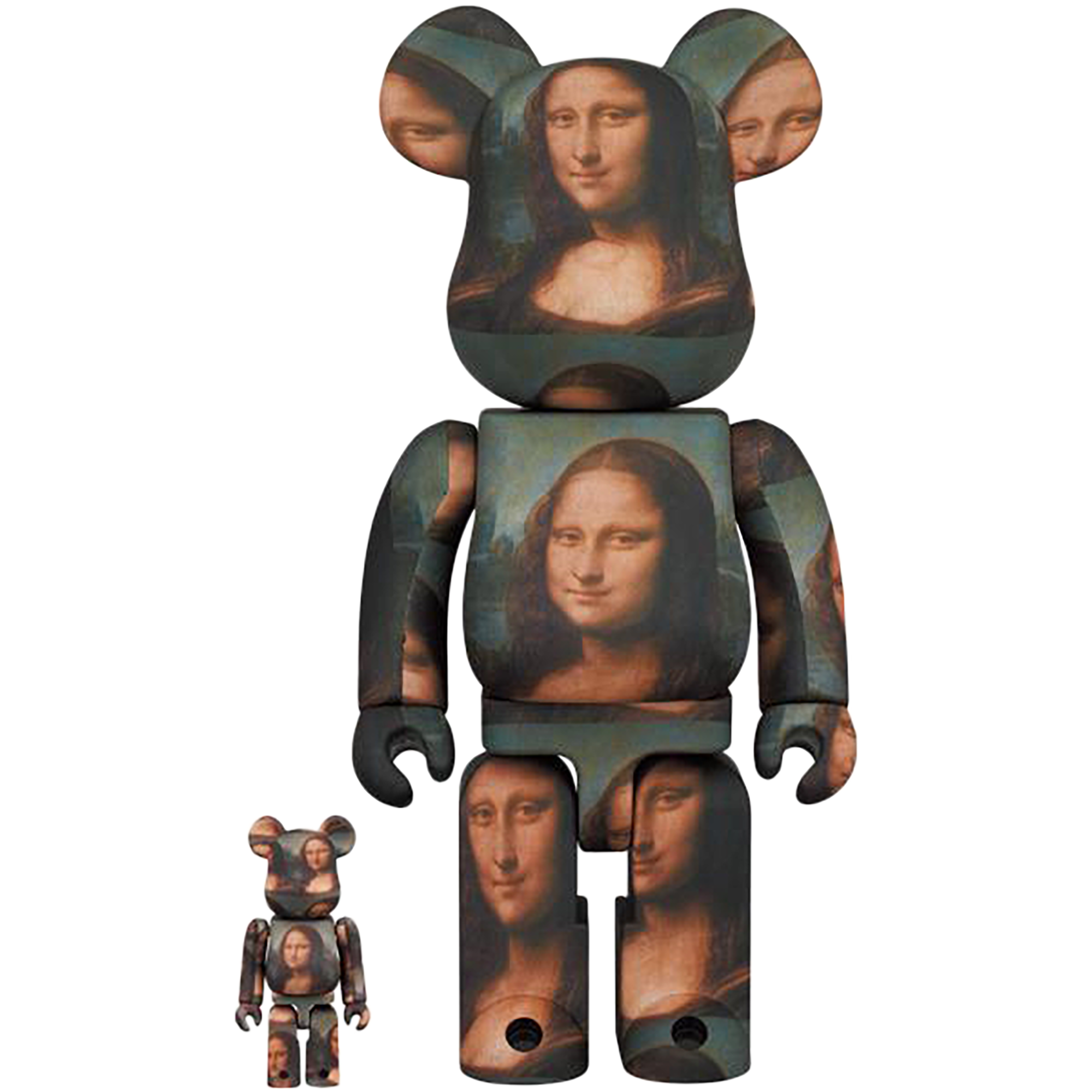 BE@RBRICK LEONARD DE VINCI Mona Lisa 100％ & 400％