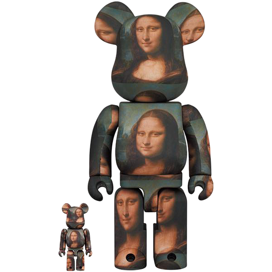 BE@RBRICK LEONARD DE VINCI Mona Lisa 100％ & 400％