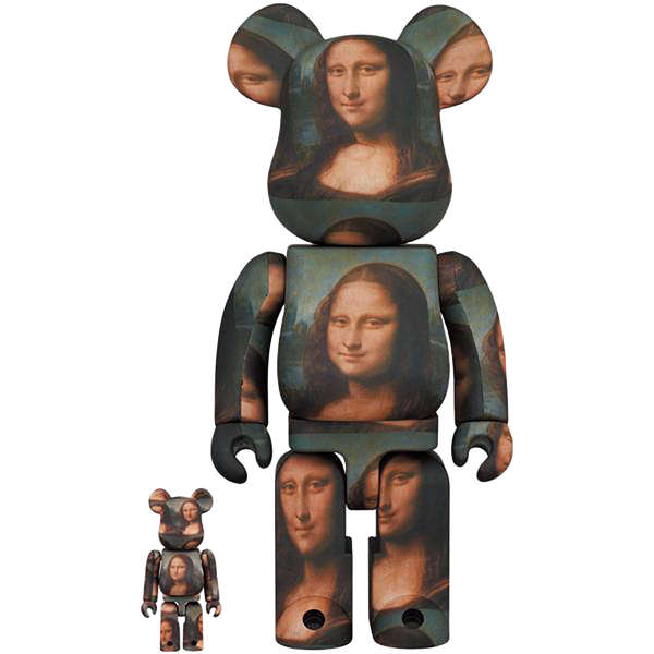 ベアブリック　モナリザ　100% フィギュア BE@RBRICK LEONARD DE VINCI Mona Lisa 100％ & 400％ | MEDICOM TOY