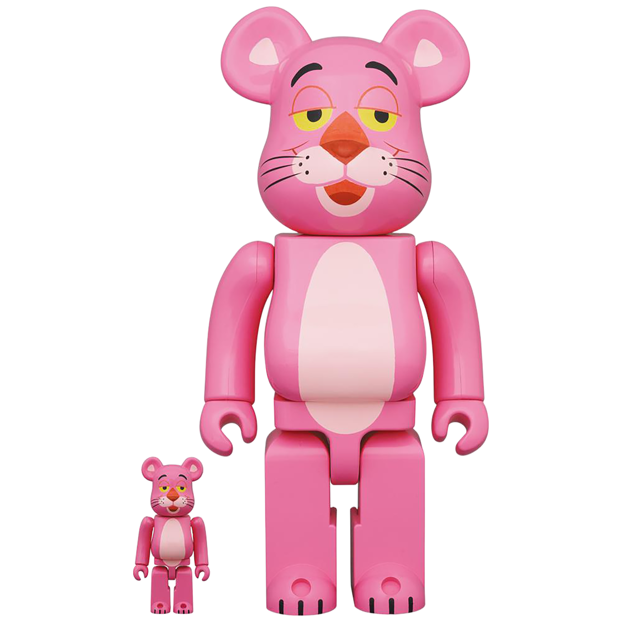BE@RBRICK 粉红豹 100% 和 400%