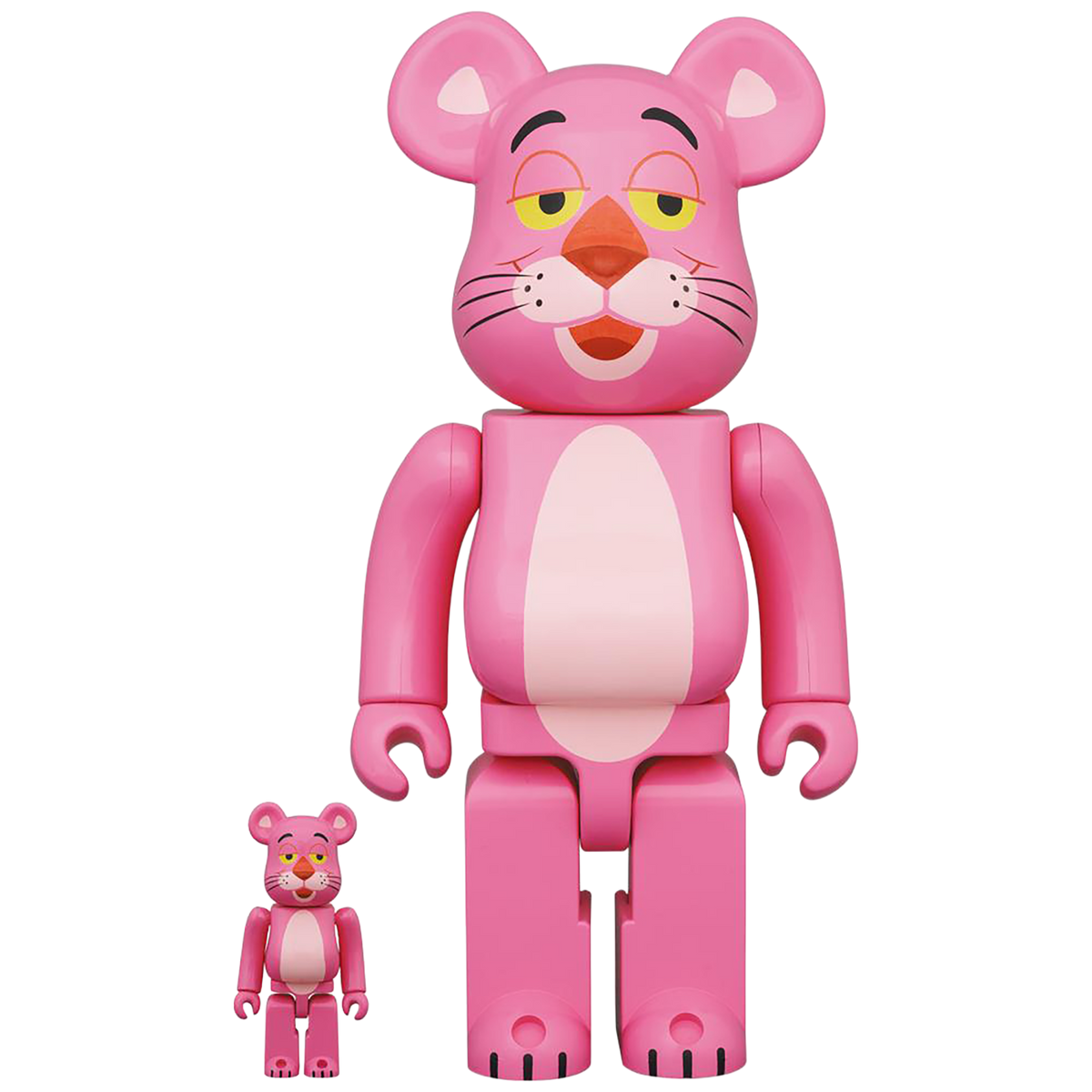 BE@RBRICK 粉红豹 100% 和 400%