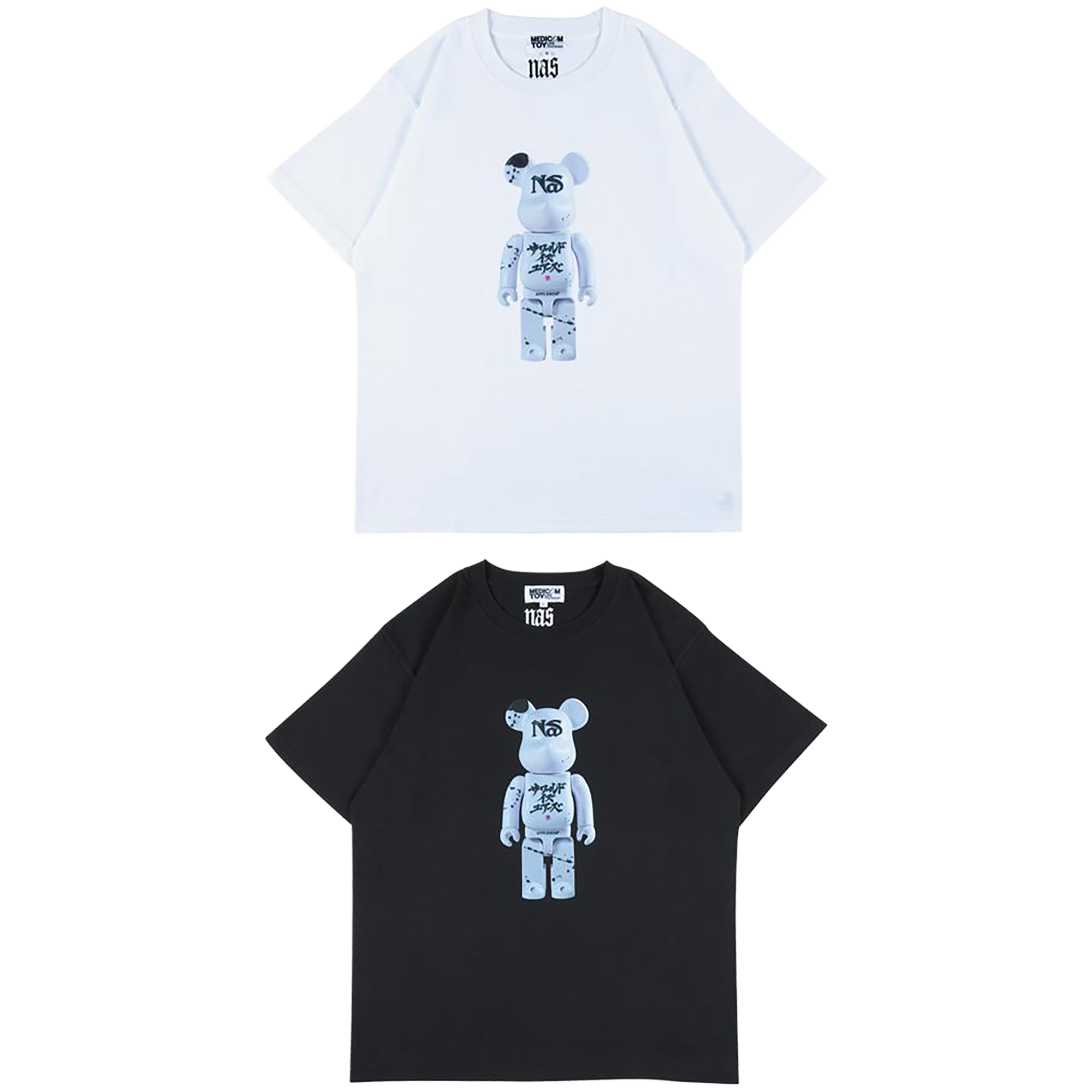 BE@RBRICK × NAS × APPLEBUM BE@RTEE