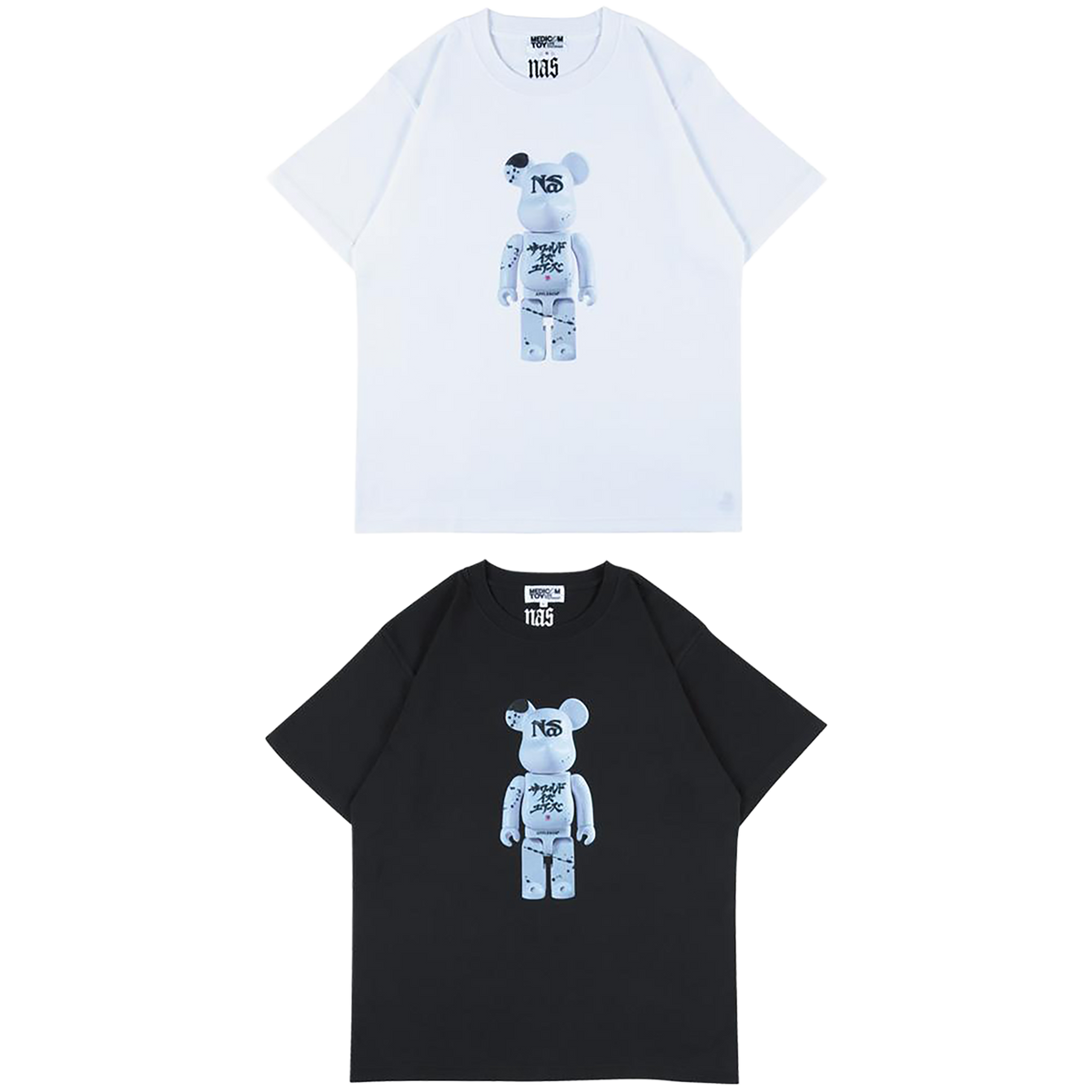 BE@RBRICK × NAS × APPLEBUM BE@RTEE