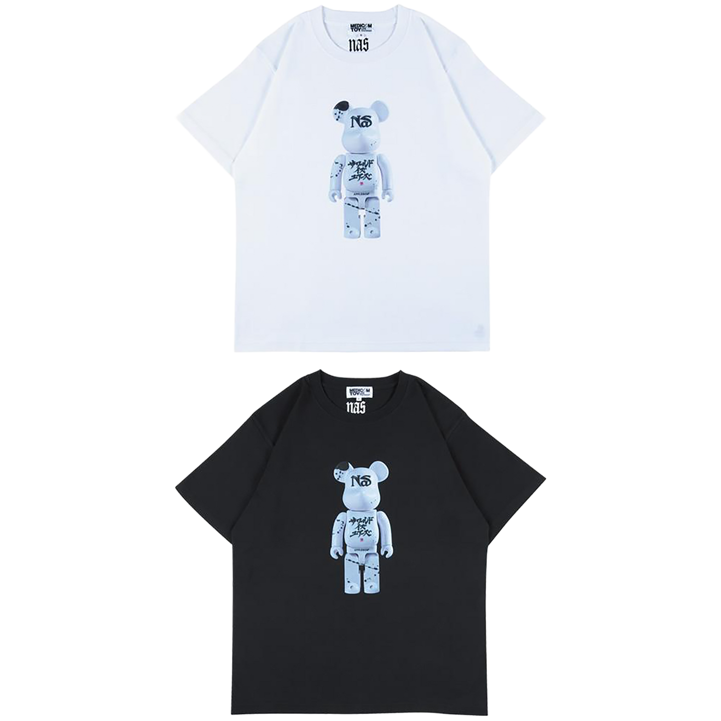 BE@RBRICK × NAS × APPLEBUM BE@RTEE