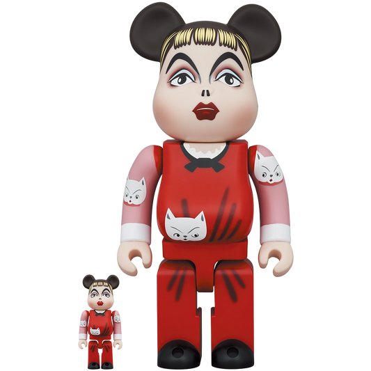 BE@RBRICK 金子國義 "猫が好き" 100％ & 400％《2024年1月発売・発送予定 受注期間は10月10日まで》